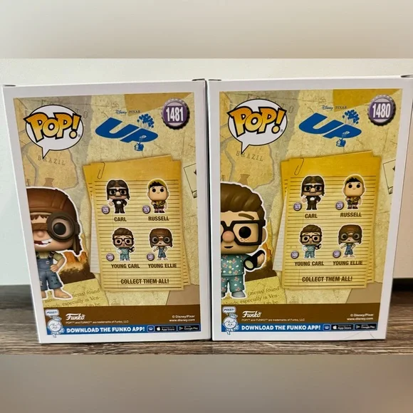 Young Carl & Ellie Funko Pop Set💜 - Picture 2 of 4